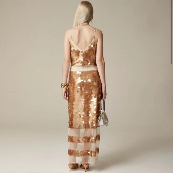 J CREW COLLECTION Sequin Panel Dress size 12 NWT - Picture 3 of 7